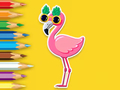 Lojë Libri i Ngjyrosjes: Flamingo  në internet