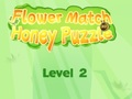 Lojë Puzzle me mjaltë me ndeshje lulesh  në internet