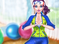 Lojë Veshja e vajzës yoga makeover në internet