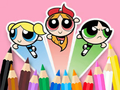Lojë Libër Ngjyrosje: Vajzat Powerpuff  në internet