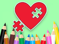 Lojë Libër për t'u ngjyrosur: BTS Heart Jigsaw  në internet