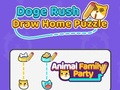 Lojë Doge Rush: Vizato enigmën në shtëpi në internet