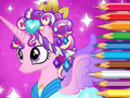 Lojë Libri i Ngjyrosjes: Princesha Pony  në internet