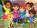 Lojë Mister Jigsaw: Dora në qytet në internet