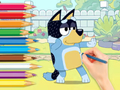 Lojë Libër Ngjyrosjeje: Bluey And Bingo  në internet