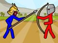 Lojë Përplasje e Mbretërisë Stickman në internet
