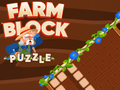 Lojë Puzzle Blloku Fermë  në internet