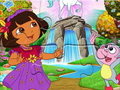 Lojë Mister Jigsaw: Dora Wonderland në internet