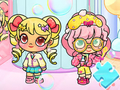 Lojë Mister Jigsaw: Vajzë Candy Avatar World në internet