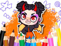 Lojë Libri i Ngjyrosjes: Avatar World Cute Devil  në internet