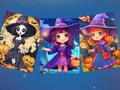 Lojë Puzzle drithëruese e Halloween Jigsaw Puzzle  në internet
