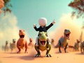 Lojë Stickman: Arena e dinosaurëve  në internet