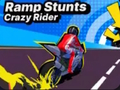 Lojë Ramp Stunts Rider Crazy në internet