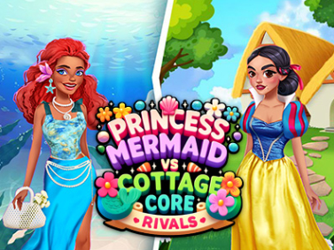 Lojë Princesha Cottage Core vs Mermaid Core Rivals  në internet