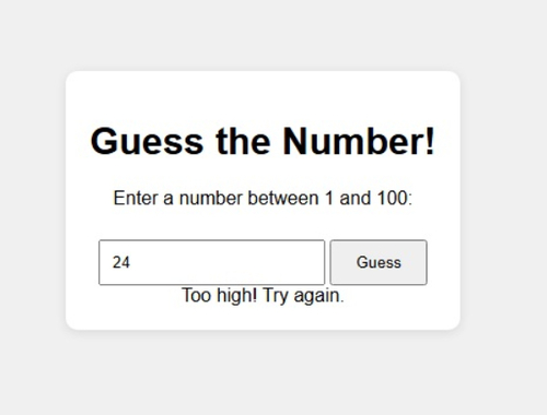 Lojë Lojë me supozim numrash  në internet