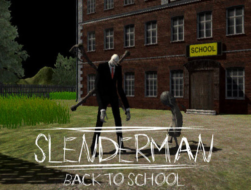 Lojë Slenderman Kthehet në shkollë  në internet