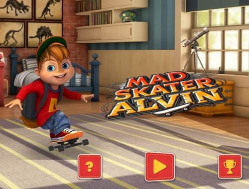 Lojë Patinatori i çmendur Alvin  në internet