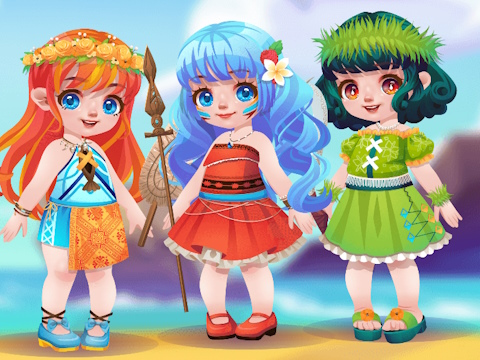 Lojë Toddie Cute Polinezian  në internet
