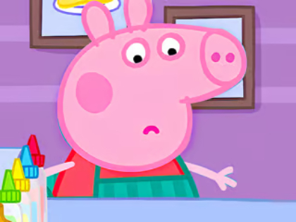 Lojë Mister Jigsaw: Peppa Pig Fancy Pancake në internet