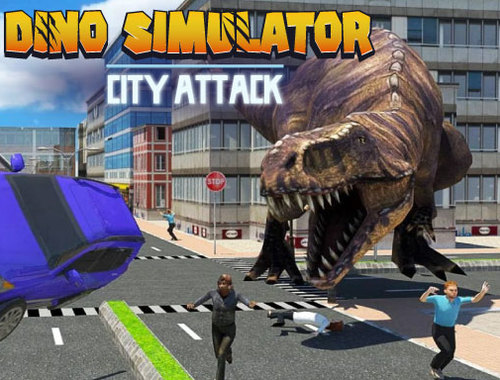 Lojë Sulmi i qytetit të Dino Simulator  në internet
