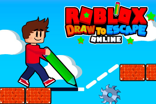 Lojë Roblox Draw për të shpëtuar në internet në internet