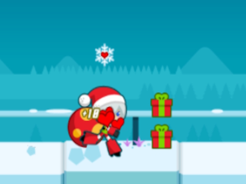 Lojë Vajza e Santa Vrapon  në internet