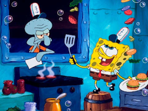 Lojë SpongeBob Gjeni Dallimet  në internet