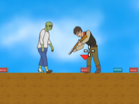 Lojë Zombie mbijetese me kauboj  në internet