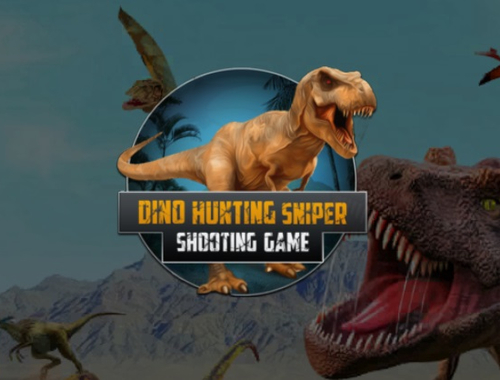 Lojë Lojë me qitje me snajper të gjuetisë Dino  në internet