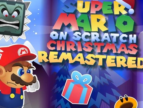 Lojë Super Mario në Scratch Christmas Remastered në internet