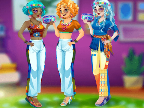 Lojë Argëtim girly groovy në internet