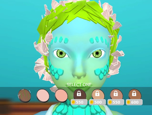 Lojë Makeup përbindësh 3D  në internet