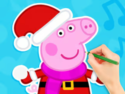 Lojë Libri i Ngjyrosjes: Peppa Pig Snowman  në internet