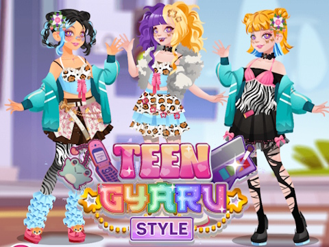 Lojë Stili i adoleshentëve Gyaru  në internet