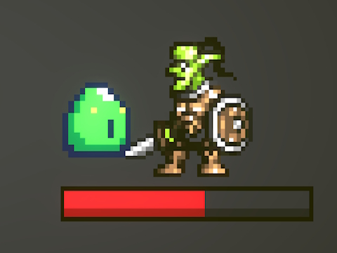 Lojë Dungeon Infinity Slime në internet