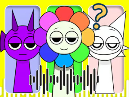 Lojë Kuiz për fëmijë: Sprunki Incredibox Voice Riddle  në internet