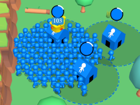 Lojë Turma Gjigante. io: Kapja e shtëpisë  në internet