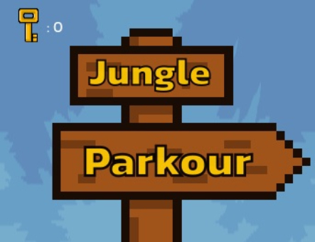 Lojë Parkour në xhungël  në internet