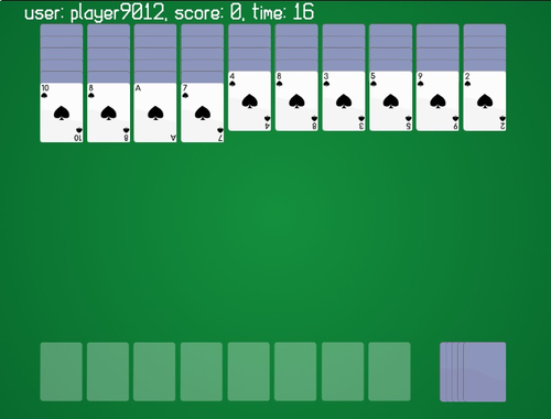 Lojë Spider Solitaire Classic Ver në internet