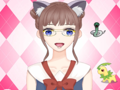 Lojë Dress Up Cute Girl Anime  në internet