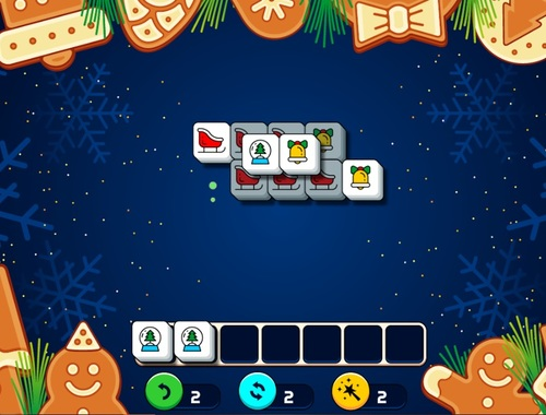 Lojë Dhuratat e Krishtlindjeve Mahjong  në internet