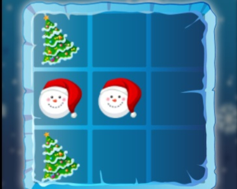 Lojë Tic Tac Toe e Krishtlindjeve  në internet