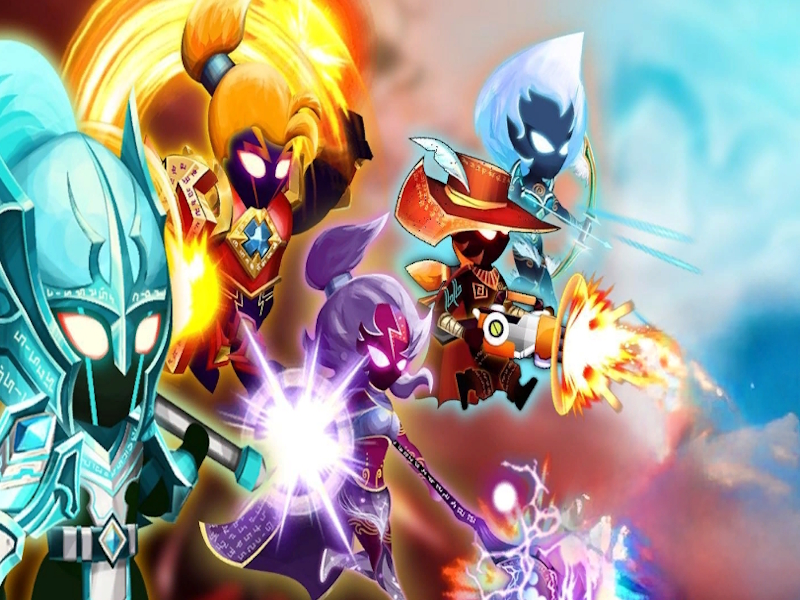 Lojë Saga Stickman: Ninja Shadow Warriors në internet