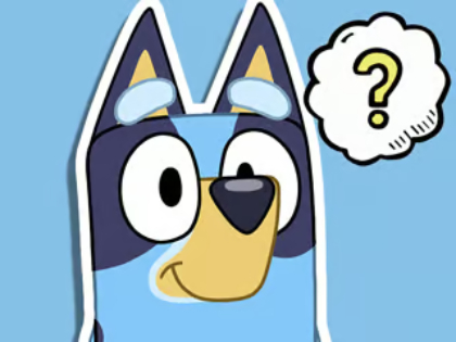 Lojë Kuiz për fëmijë: Trivia Bluey Plot  në internet