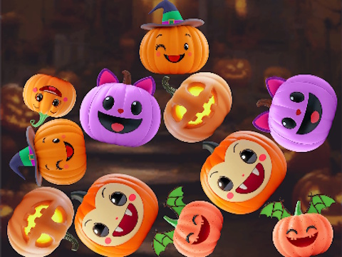 Lojë Bashkoni kunguj lidhni: Halloween! në internet