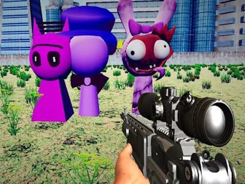 Lojë Lojë Sprunki Sniper Squid  në internet