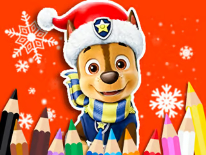 Lojë Libri për t'u ngjyrosur: PAW Patrol Christmas  në internet