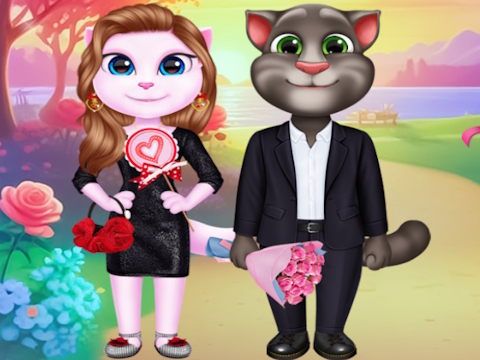 Lojë Çift kotele Valentine bukuroshe  në internet