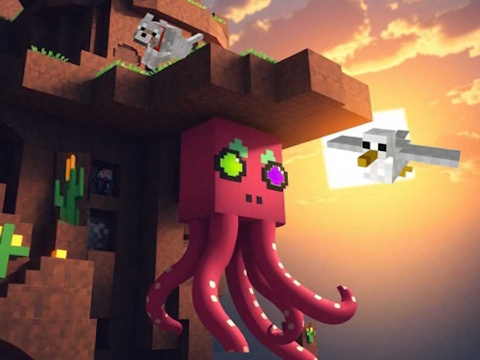 Lojë Anomali kallamarësh Minecraft  në internet