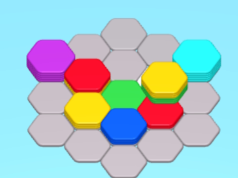 Lojë Sort Stack Hexa  në internet